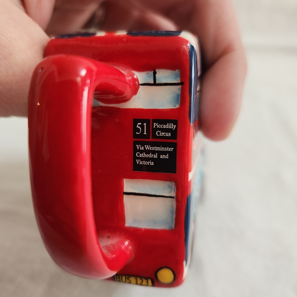 Union Jack Double Decker Bus Teapot - Picture 7 of 11
